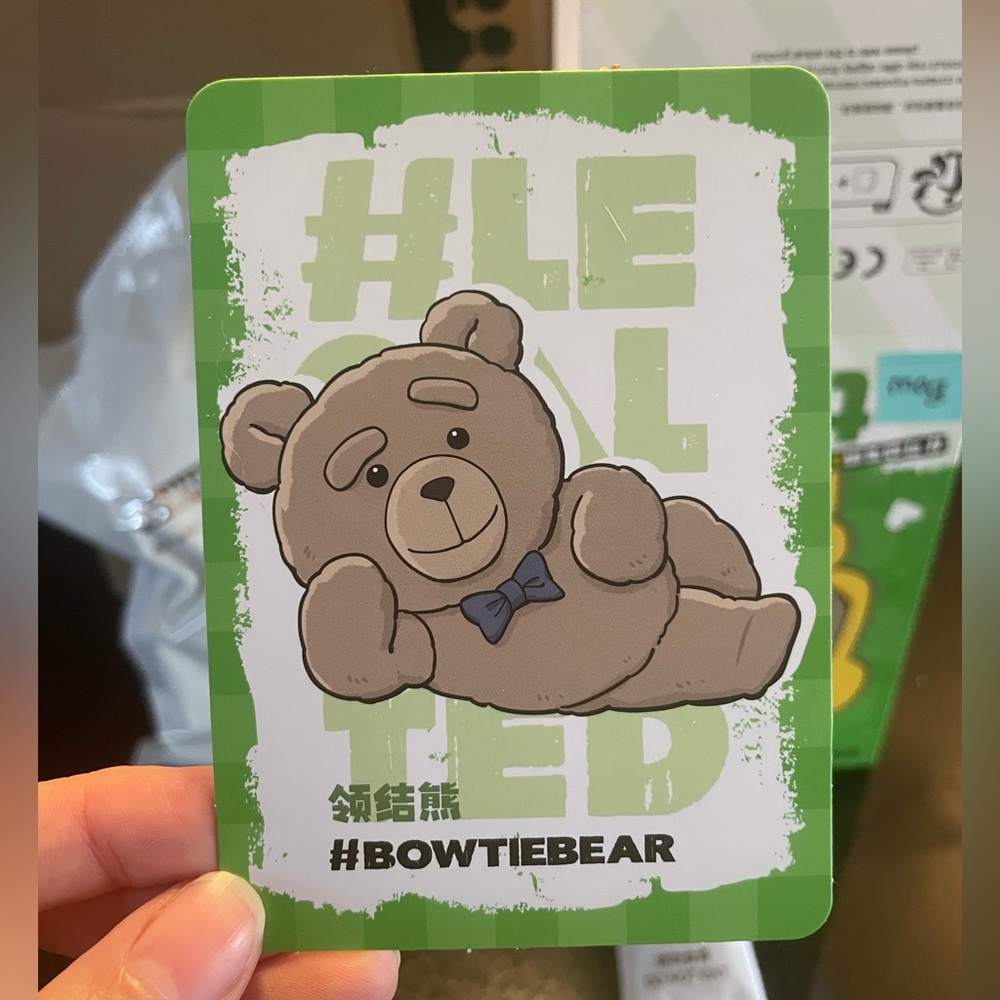 POPMART TED 2 Bowtie Bear Plush